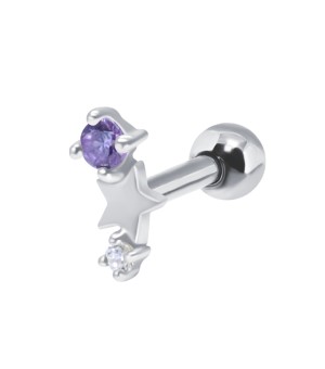 February Birthstone Helix Ear Piercing TIP-3599